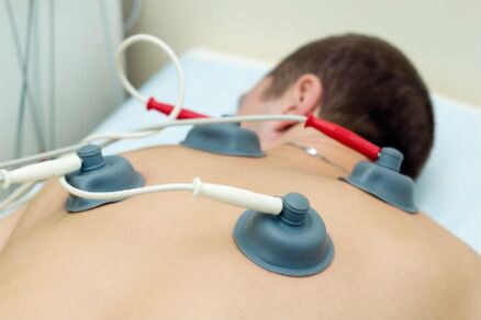 Elettroterapia con osteocondosi cervicale